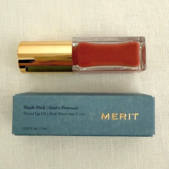Merit Shade Slick Tinted Lip Oil Pink Beet 7 mL Clean Vegan Hydrating Natural - Picture 13 of 16